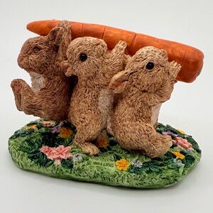 United Design Co. The‎ Easter Bunny Family "Team Work" Vintage 1994